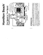 Hamilton Beach 702-7 User Manual