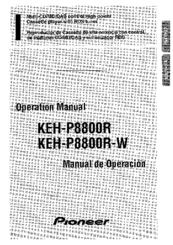 Pioneer KEH-P8800R Operation Manual