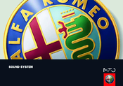 Alfa Romeo MiTo 2008 Sound System Use And Maintenance Manual