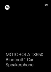 Motorola TX550 Manuals | ManualsLib