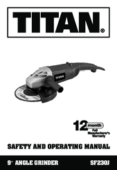 Titan SF230J Safety And Operating Manual