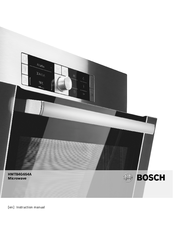 Bosch HMT84G654A Instruction Manual