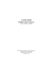 Labconco 4799000 Instruction Manual