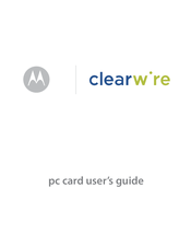 Motorola Clearwire User Manual