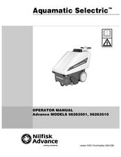 Nilfisk-Advance 56263501 Aquamatic Selectric Operator's Manual