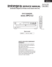Integra DPC-5.2 Schematic Diagram & Printed Circuit Board View Only