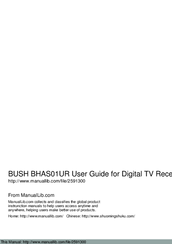 Bush BHAS01UR User Manual
