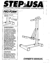 Pro-Form Step USA PF101010 Owner's Manual