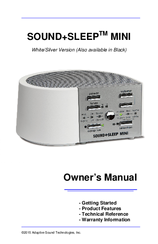Adaptive Sound SOUND+SLEEP MINI Owner's Manual