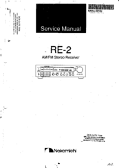 Nakamichi RE-2 Service Manual