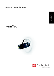 Comfort audio HearYou Instructions For Use Manual