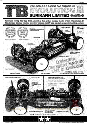 Tamiya Tb Evolution III Surikarn Limited Manual