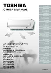 Toshiba RAS-B22N3KV2 Owner's Manual