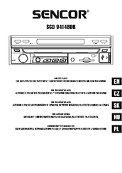 Sencor SCD 9414BDR User Manual