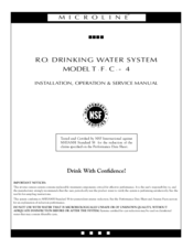 Microline T.F.C.-4 Installation, Operation & Service Manual