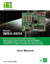 IEI Technology IMBA-8654 User Manual