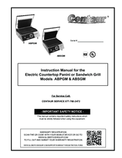 Centaur ABSGM Instruction Manual