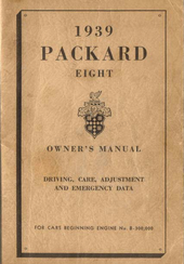 Packard Bell 1939 Eight Owner's Manual