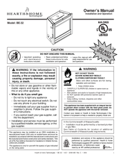 Hearth & Home Technologies BE-32 Owner's Manual