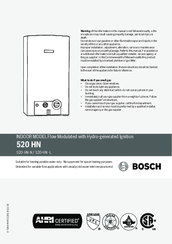 Bosch 520-HN -L Manual