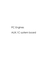 PC Engines ALIX.1C Manual