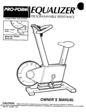 Pro-Form Equalizer PFCEP Owner's Manual