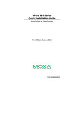 Moxa Technologies VPort 364 Series Quick Installation Manual
