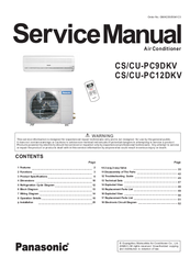 Panasonic CU-PC12DKV Service Manual