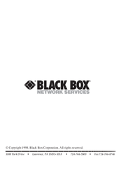 Black Box SW441AE-R2 Manual