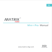 Matrix Audio Mini-i Pro Manual
