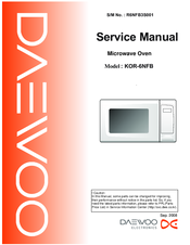 Daewoo KOR-63DB0S Service Manual