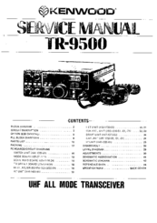Kenwood TR-9500 Service Manual