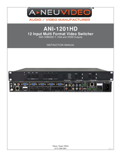 A-Neuvideo ANI-1201HD Instruction Manual