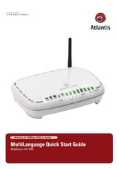 Atlantis WebShare 141 WN Quick Start Manual