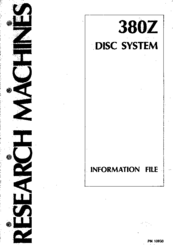 RML 380Z Information Manual