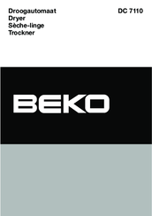Beko DC 7110 User Manual