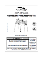 Masterbuilt 20020313 Assembly, Care & Maintenance Manual