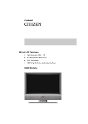 Citizen C26604HD User Manual