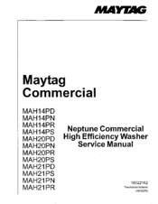Maytag MAH14PD Service Manual