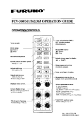 Furuno FCV-361 Operation Manual