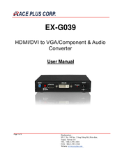 Ace Plus EX-G039 User Manual