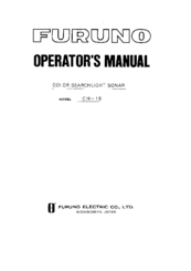 Furuno CH-18 Operator's Manual