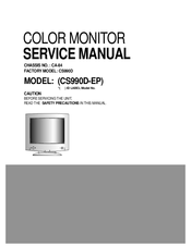LG CS990D-EP Service Manual