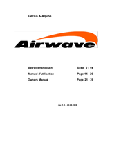 airwave Gecko Owner's Manual
