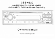 Custom Radio Css 5900e Manuals Manualslib