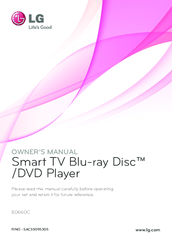 LG BD660C Owner's Manual