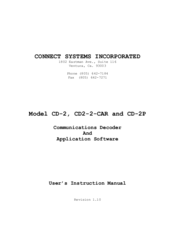 CSI CD-2 User Instruction Manual