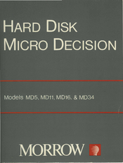 Morrow Micro Decision MD34 User Manual