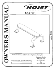 Hoist Fitness CF-2163 Owner's Manual