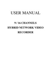 Hunt HDR-04FE User Manual